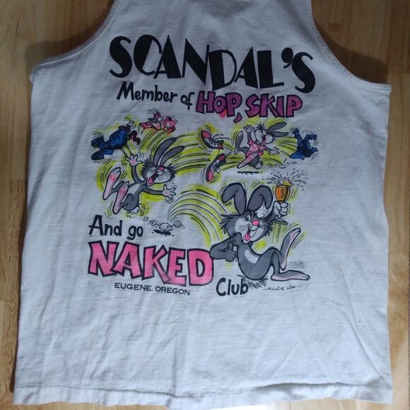 Vintage Scandals Hop Skip & Go Naked Club Tank Top - Picture 3 of 8